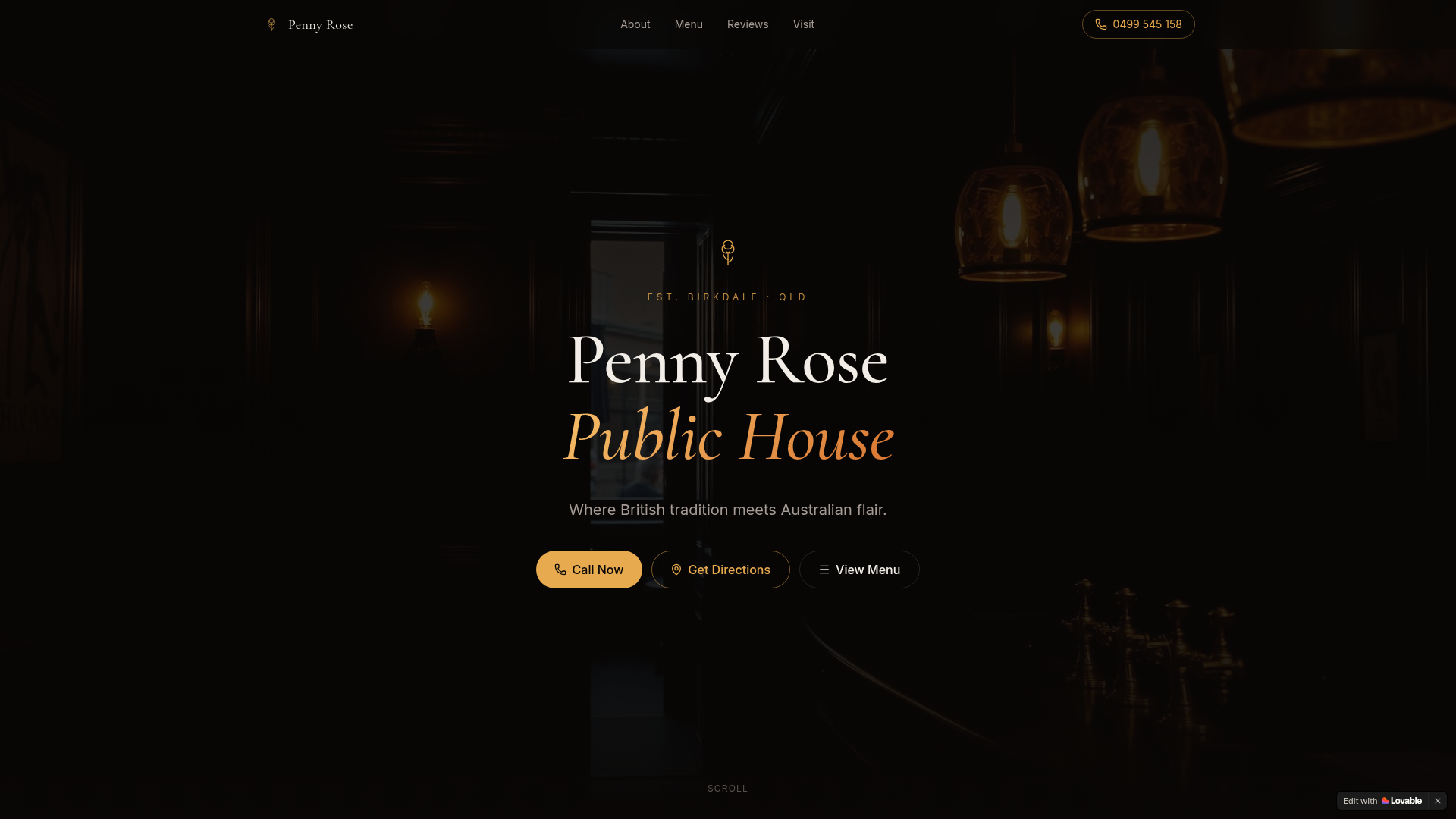 Rose Pub Digital Pub website